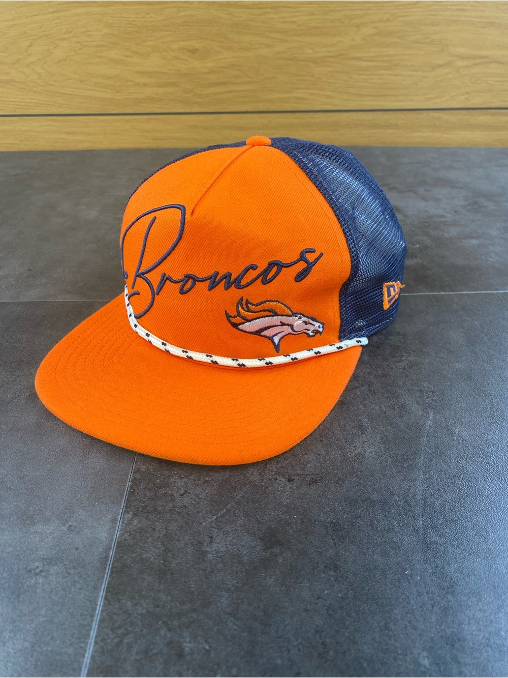 Denver Broncos New Era “retired” SnapBack Cap w/rope detail-CLEAN